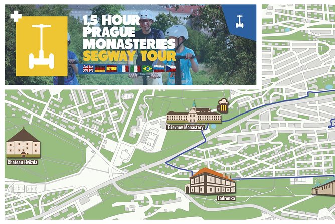 1.5h Small Group Segway Tour & Free Taxi Transfer ️with PragueWay - Brevnov Monastery and Prague’s oldest brewing tradition