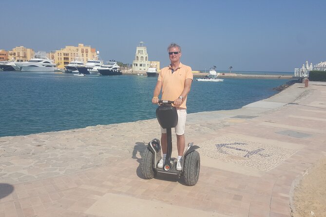 2 Hours City Segway Tour in El Gouna with Transfer - Hurghada - The film festival building and local character
