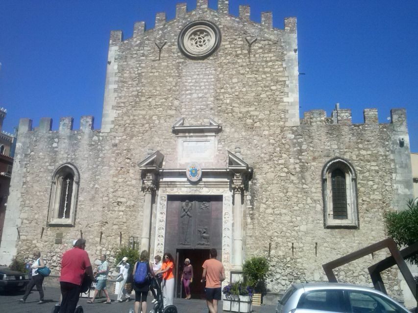 3-Hour Taormina Segway PT Authorized Tour - San Domenico Palace and the route toward the gardens