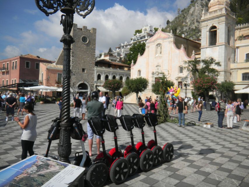 3-Hour Taormina Segway PT Authorized Tour - Piazza IX Aprile, the town’s open-air balcony