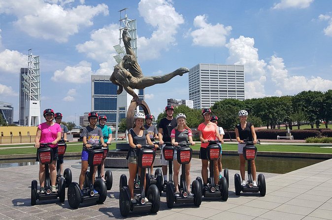 90 min Downtown Atlanta Segway Glide - Mercedes-Benz Stadium and the wider downtown view