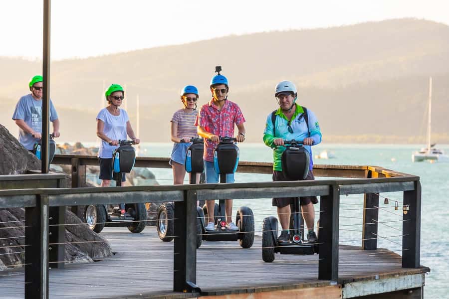 Airlie Beach: 3-Hour Sunset Segway Tour with Dinner - Following the Whitsunday Bicentennial Boardwalk