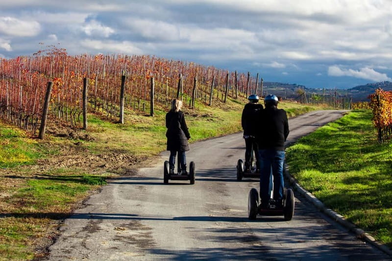 Alba: Guided Segway Tour through Langhe Hills and Vineyards - The first 20 to 30 minutes: learning to glide