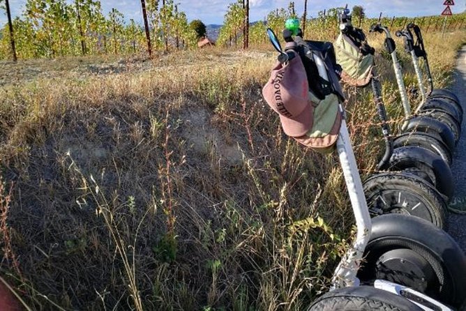 Albahills Segway Tour & Wine Tasting - Learning the Segway before leaving town
