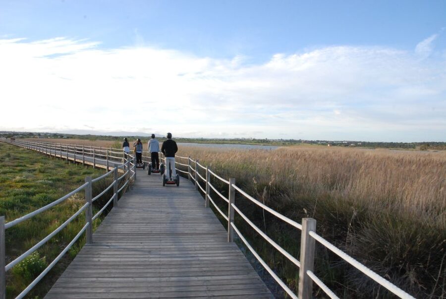 Albufeira: Salgados Nature Reserve Segway Tour - Riding the Salgados wooden walkways