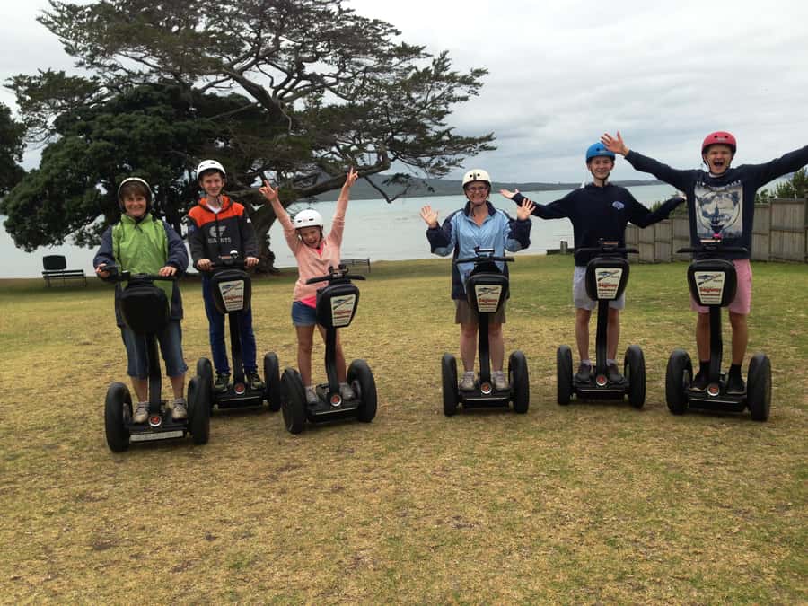 Auckland: Devonport Waterfront Segway - Learning the Controls at Victoria Wharf