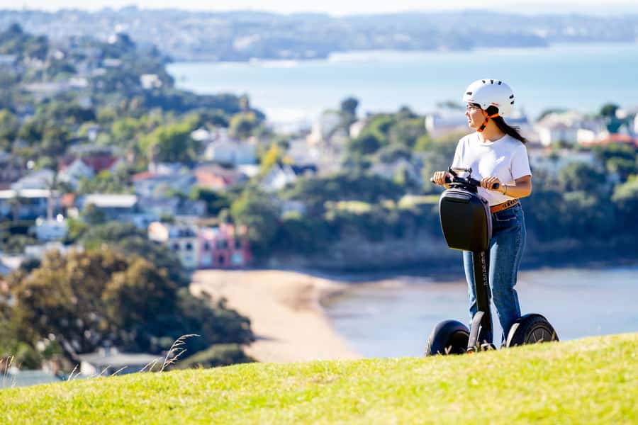Auckland: Segway to North Head Volcano Summit - Learning to ride before the real route begins