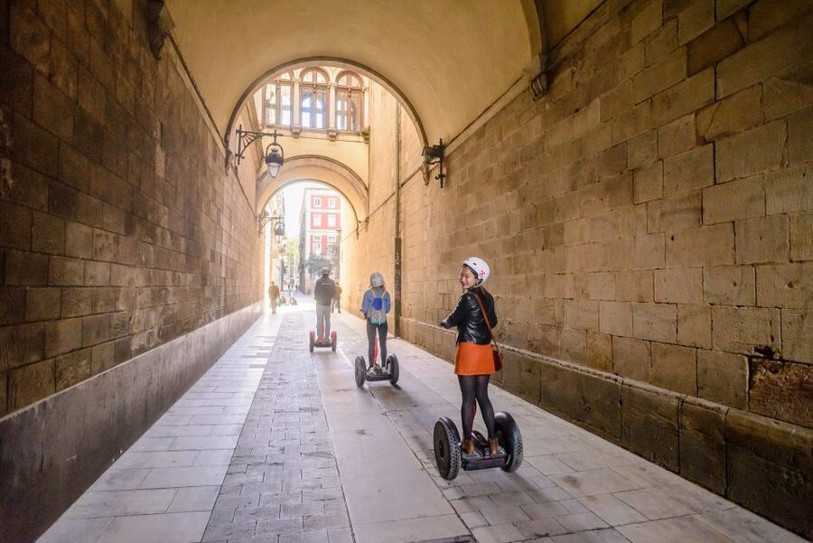Barcelona Grand 2-Hour Segway Tour - Basilica of Our Lady of Mercy and the route toward Port Vell