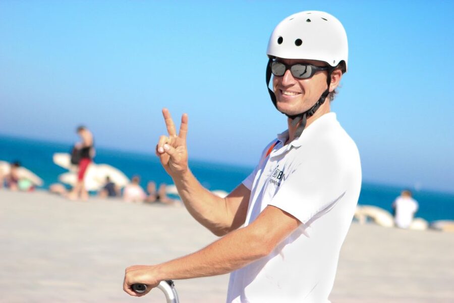 Barcelona Segway Tour - The ride back through the city