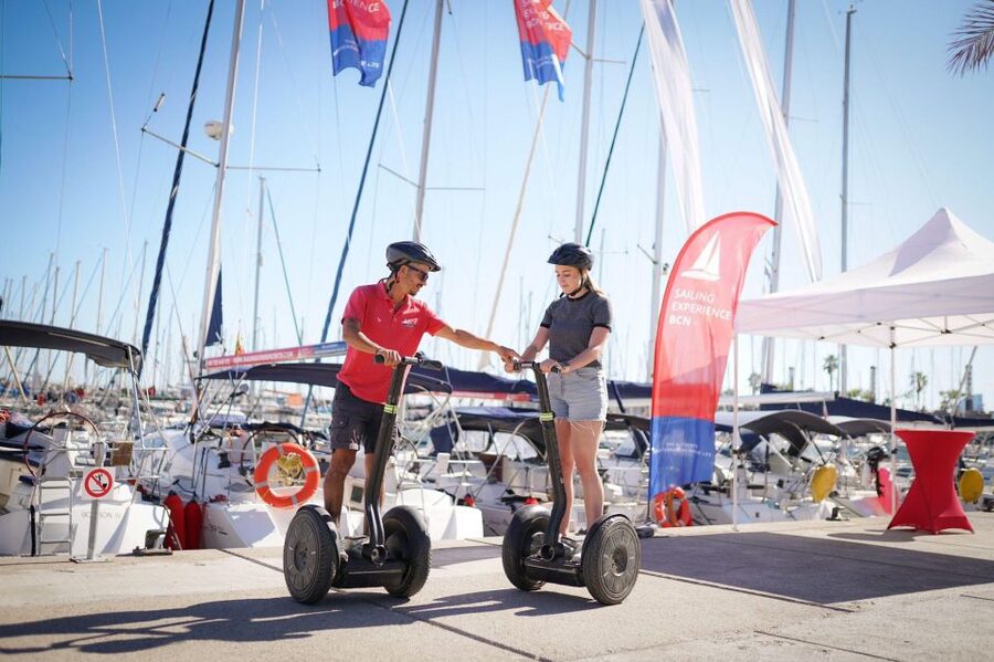 Barcelona: Segway Tour & Sailing Experience - Ciutadella Park and the Arc de Triomf