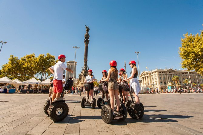 Barcelona Top Highlights Segway Tour - Estació de França and the Cap de Barcelona sculpture