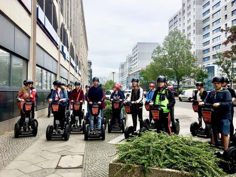 Berlin's Best: Guided Segway tour Adventure - The Holocaust Memorial requires a slower mood