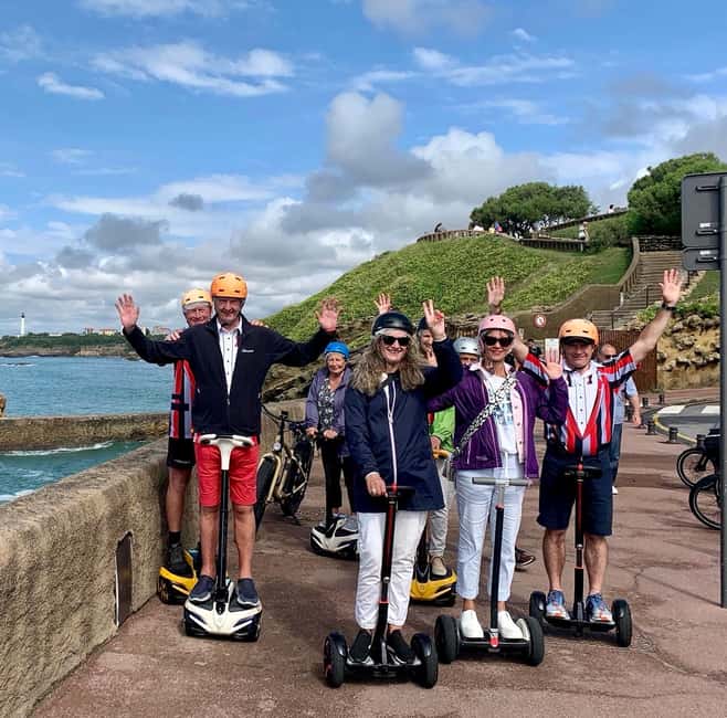 Biarritz happiness: Guided tour by Segway/e-bike + Pala - Starting beside Biarritz’s Public Garden