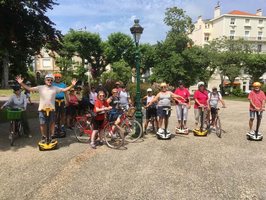 Biarritz happiness: Guided tour by Segway/e-bike + Pala - Côte des Basques and the Atlantic views