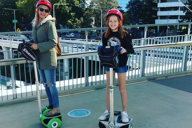 Brisbane Mini Segway Tour - Crossing Kurilpa Bridge