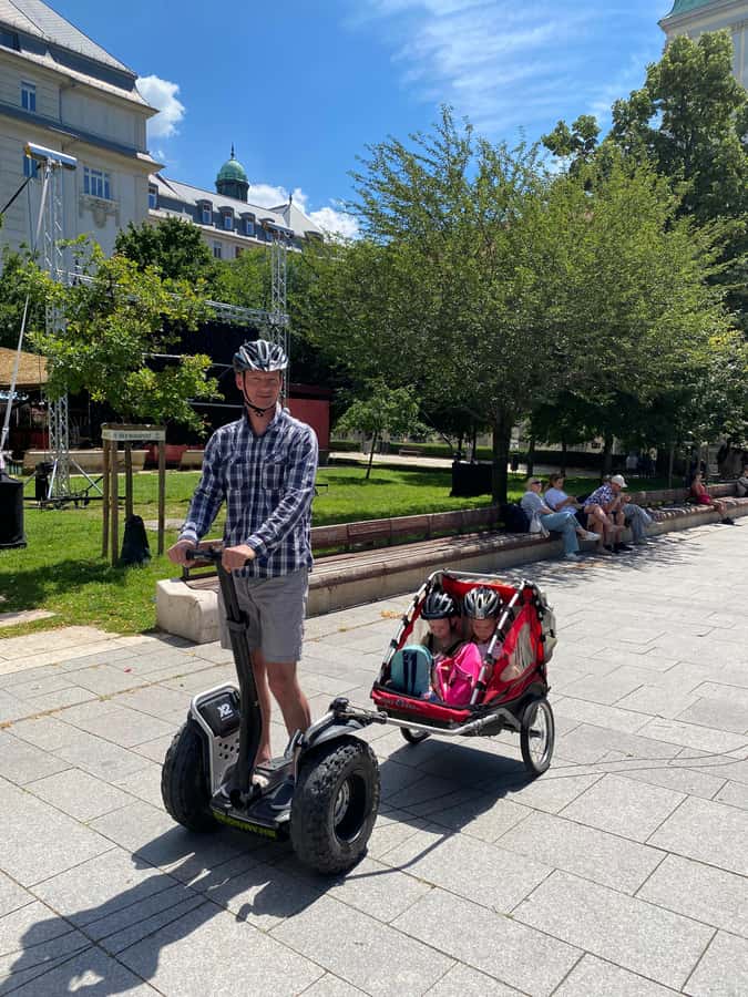 Budapest Buda Castle Private Segway Tour - Crossing from city streets to Buda Castle District