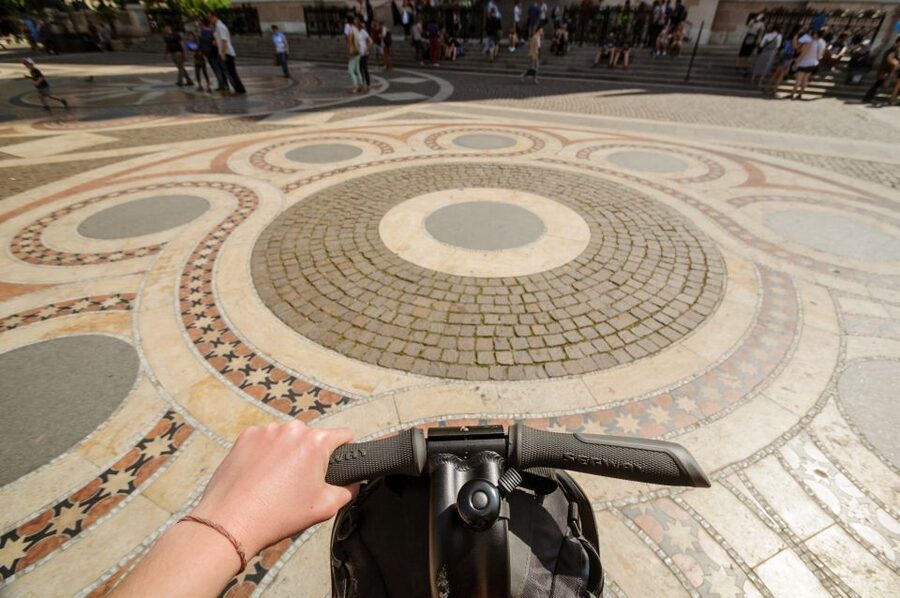 Budapest: Segway Sightseeing Tour - Leaving the square for inner Pest