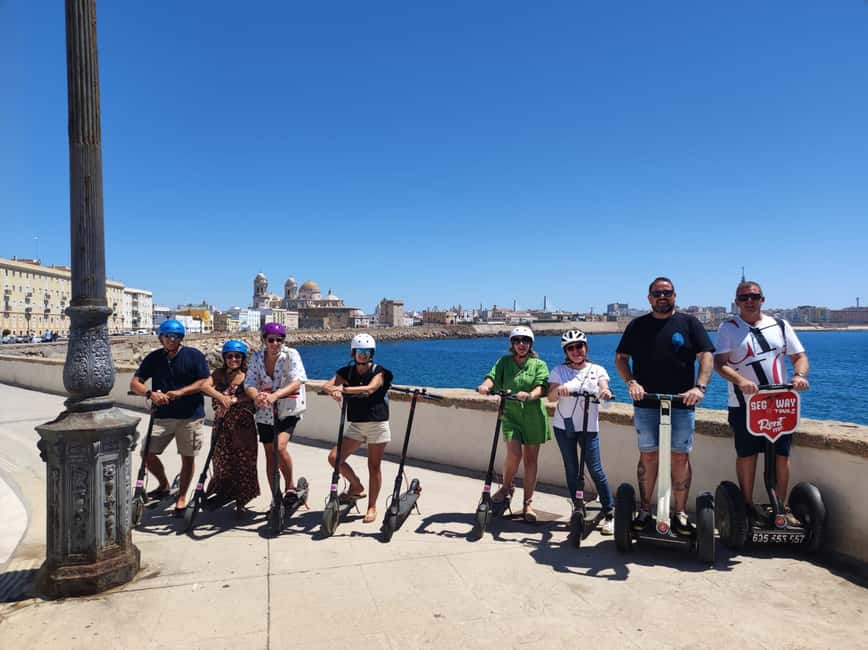 Cadiz: 1.45H Guided Segway/eScooters/EBikes for Big Groups - Catedral de Cádiz and the Main City Sights