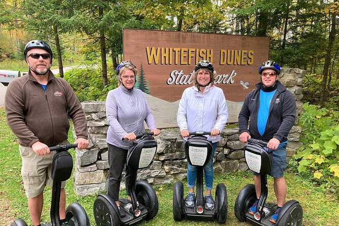 Cave Point/Whitefish Dunes Segway Tour - The lake stop and the quieter middle of the ride