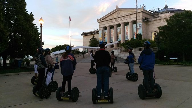 Chicago Sunset Segway Tour - Getting comfortable on the Segway
