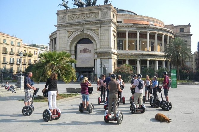 CSTRents - Palermo Segway PT Authorized Tour - Learning to ride at Via Francesco Crispi