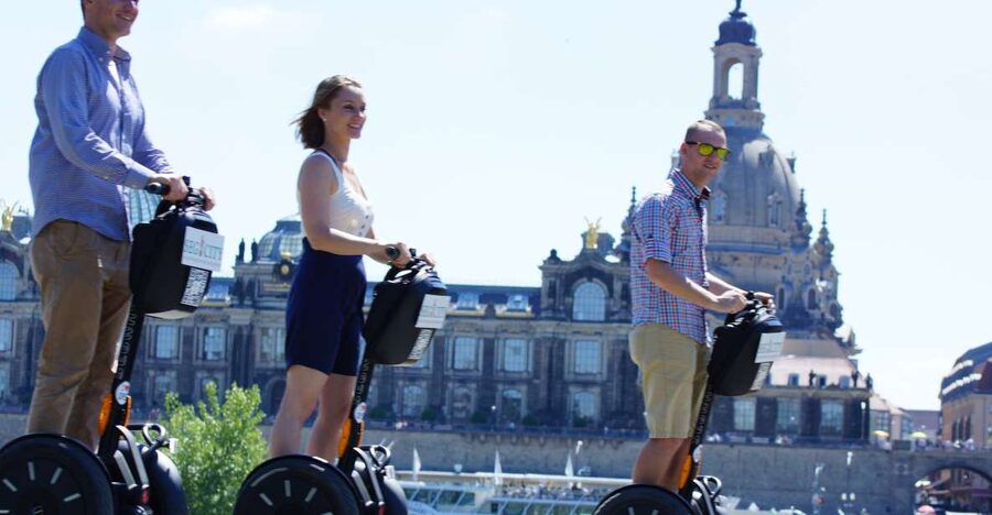 Dresden: Guided Segway Klassik Tour - Riding Out From the Golden Rider