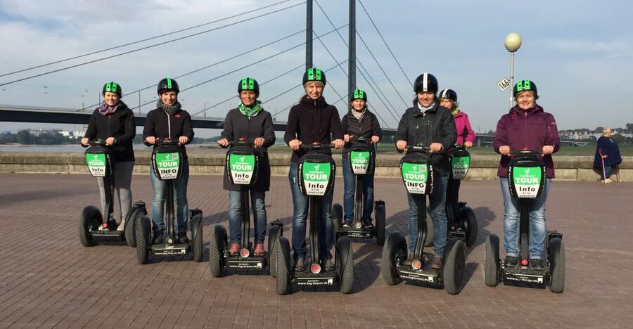 Düsseldorf: 2-Hour Segway Tour along the Rhine - Along the Rhine Promenade to Burgplatz