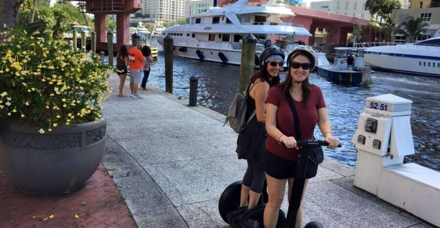Fort Lauderdale: Famous Yachts and Mansions Segway Tour - Short stops, city stories, and better photographs