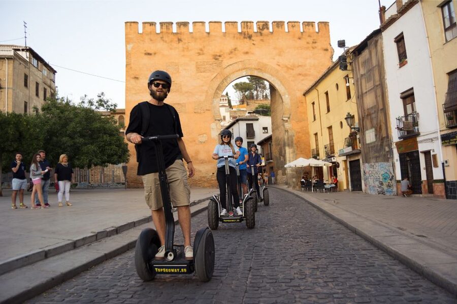 Granada: Historical City Center Guided Segway Tour - Sacromonte Abbey and the cave-house district
