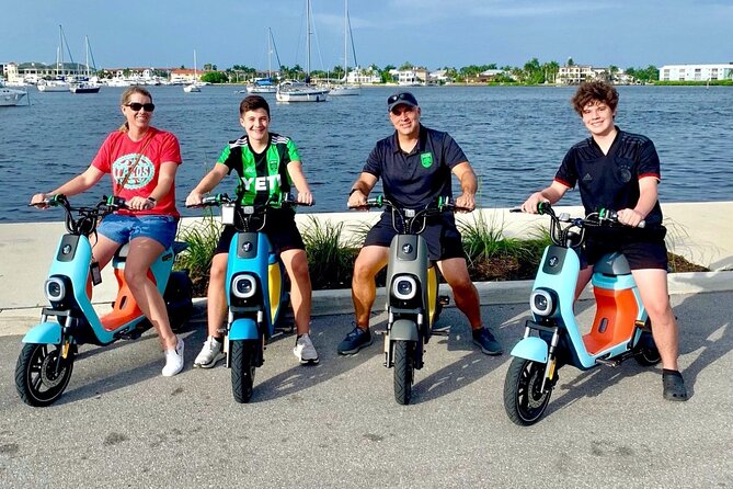 Guided Tour Pick your Ride Trikes Mopeds Segways and Bike Tour - Naples City Dock starts the waterfront story