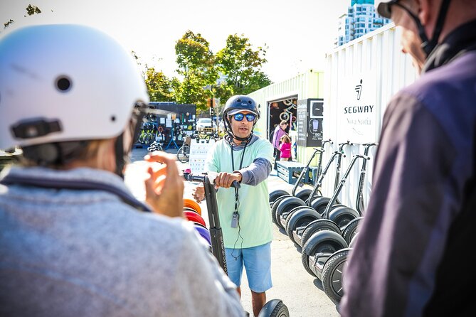 Halifax Segway Experience Explore Landmarks and Scenic Views - Cable Wharf and the ships along the pier
