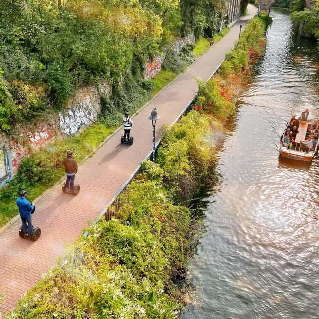 Leipzig: Segway tour, driving fun along sights with headsets - Starting at Höfe am Brühl
