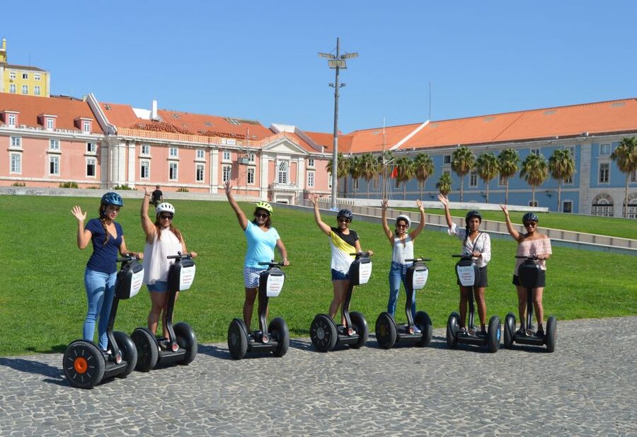 Lisbon: Segway Super Tour - The rebuilt center near Santa Justa