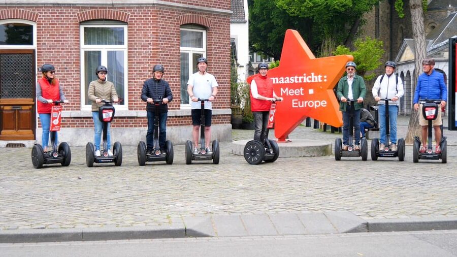 Maastricht: Segway City Tours - Coffee, Limburg pie, and terrace time