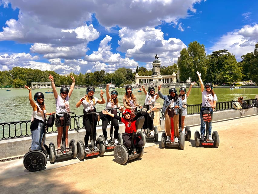Madrid: Iconic Retiro Park Segway Tour - The lake and Alfonso XII monument