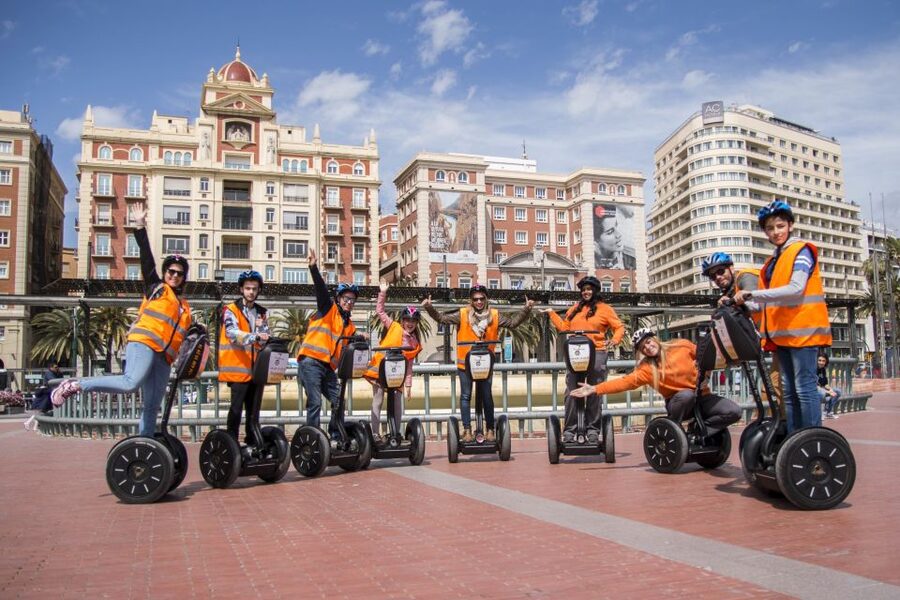 Malaga: Segway City Highlights Tour - Returning downhill to Málaga Cathedral