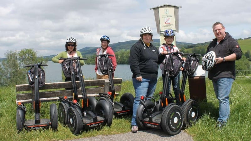 Mondsee: SEGWAY Irrsee Tour (2.5 hours) - Learning to control a Segway