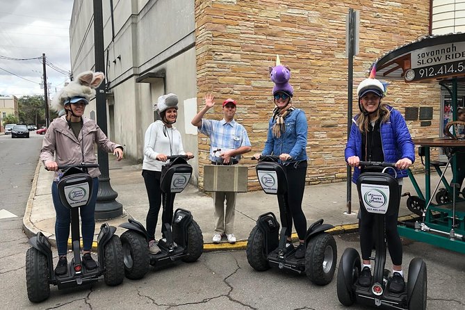 Movie Locations Segway Tour of Savannah - Getting started at 502 East Broughton Street