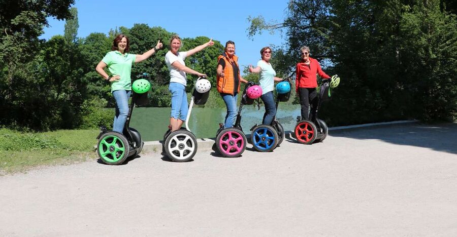 Munich: Beer Stories Guided Segway Tour - Learning to ride at Artur-Kutscher-Platz