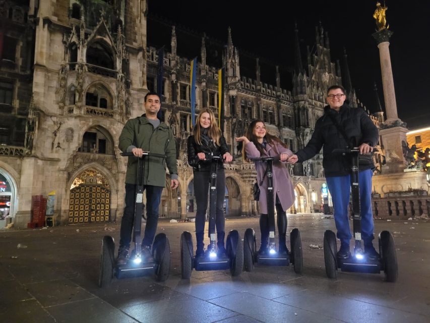 Munich: Guided City Highlights Night Tour by Segway - From training session to Munich’s grand center