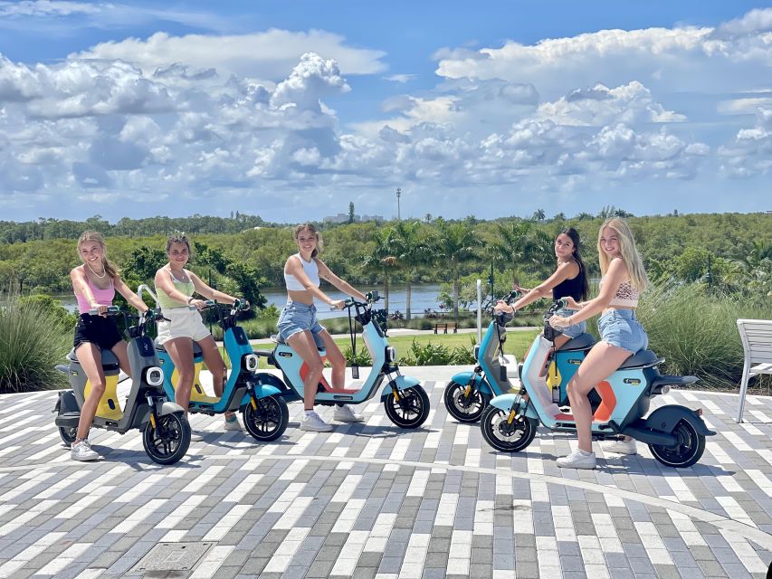 Naples, Florida - Segway Electric Moped Tour - Family Fun - 5th Avenue South and the return to Tin City