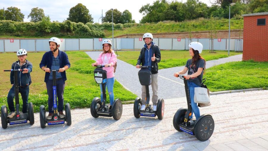 Prague: Castle and Monastery Segway Tour - The monastery and its 15th-century brewery
