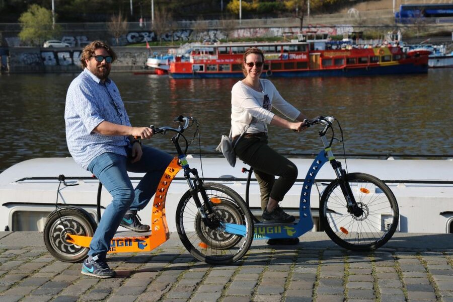 Prague: Grand Segway and eScooter Live Guided City Tour - St. Norbert Church, Müller Villa, and the Great Strahov Stadium
