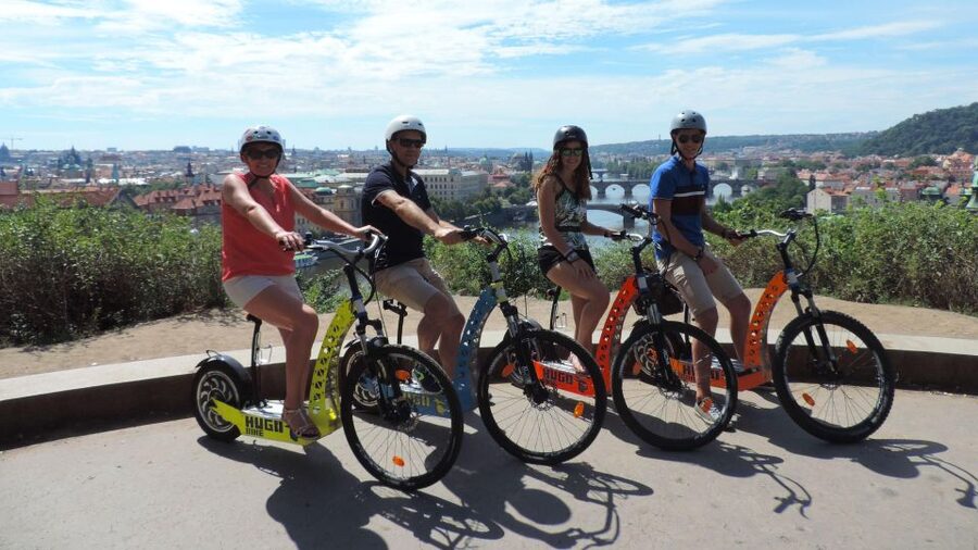 Prague: Half-Day Guided Tour by Segway and E-Scooter - Letná Park for wide city views