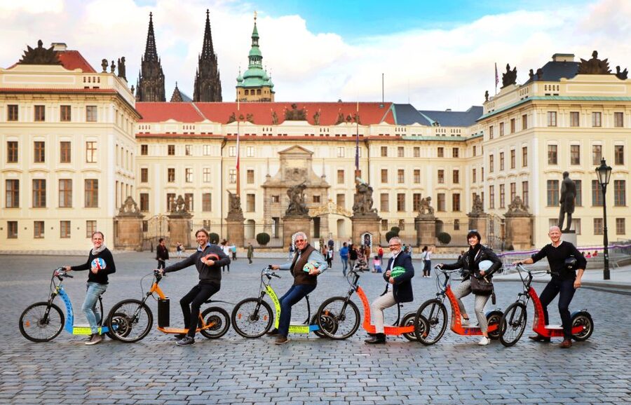 Prague: Half-Day Guided Tour by Segway and E-Scooter - Strahov Monastery and its old brewery