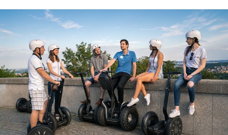 Prague: Shared Group/Private Segway Tour with Hotel Transfer - Great Strahov Stadium and the first wide view