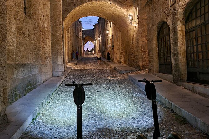 Rhodes by Night Segway Route - What the $76.93 price covers