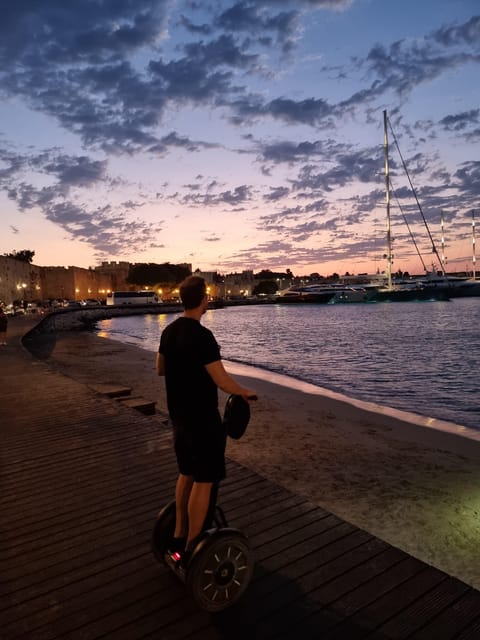 Rhodes: Rhodes by night Segway route - Riding beside the medieval moat