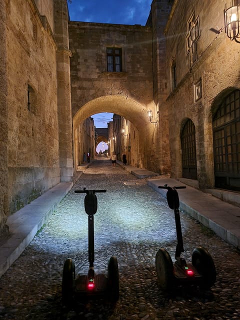 Rhodes: Rhodes by night Segway route - The Street of the Knights after dark