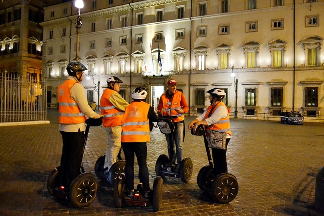 Rome at Night Segway Small Group Tour - The Spanish Steps after sunset
